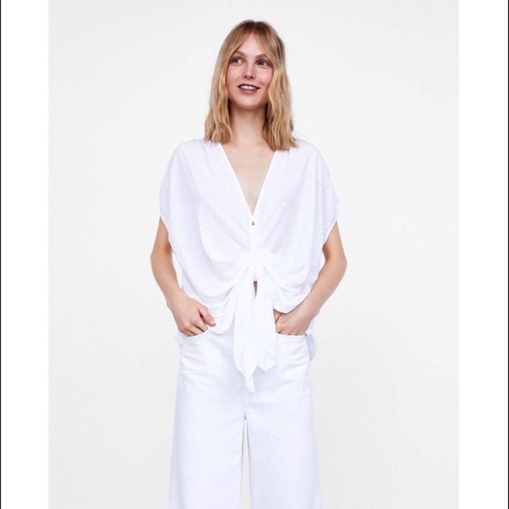 White Zara Top